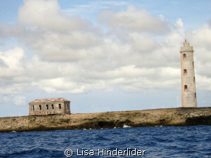 Boca Spelonk Lighthouse on eastern tip of Bonaire as view... by Lisa Hinderlider 